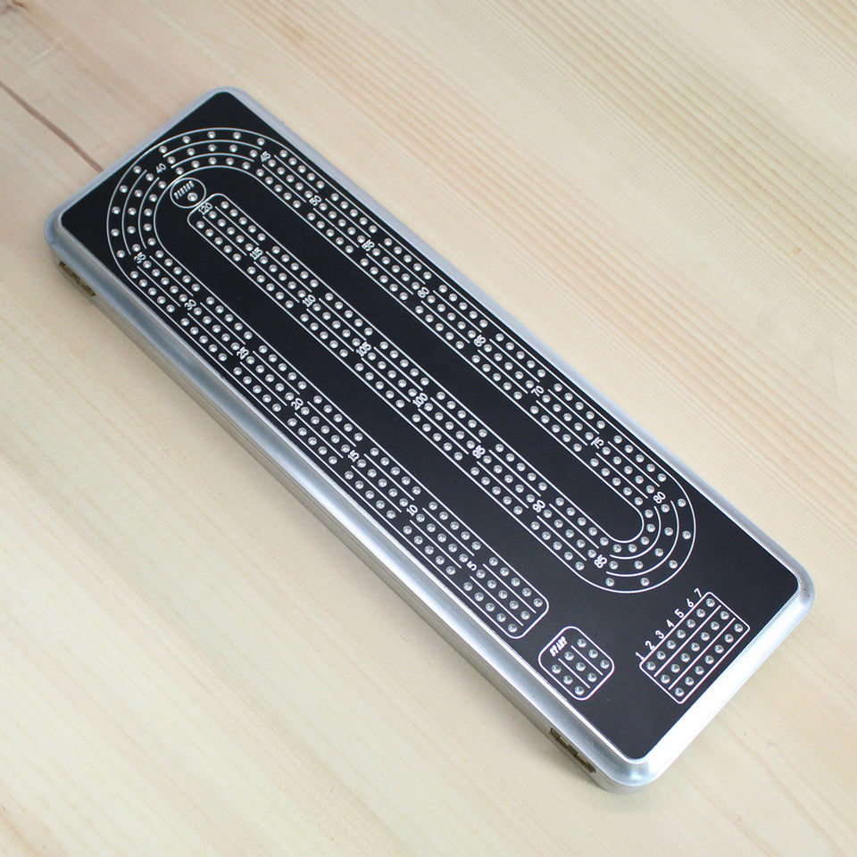 Black Cribbage Board