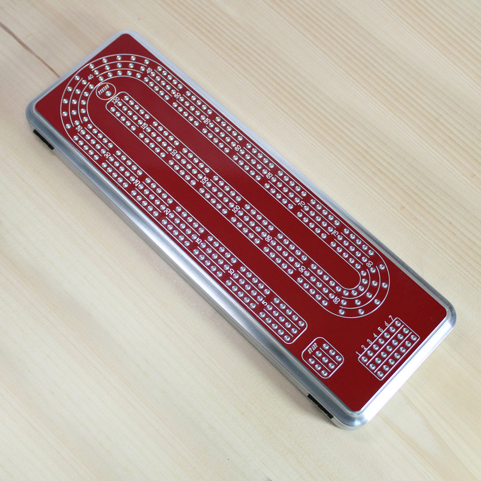 Red Cribbage Board