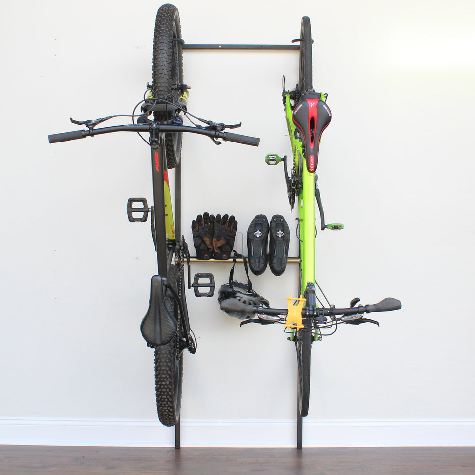 2 Bike Wall-Mounted Rack